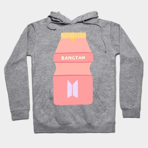 BTS yoghurt Hoodie by Oricca